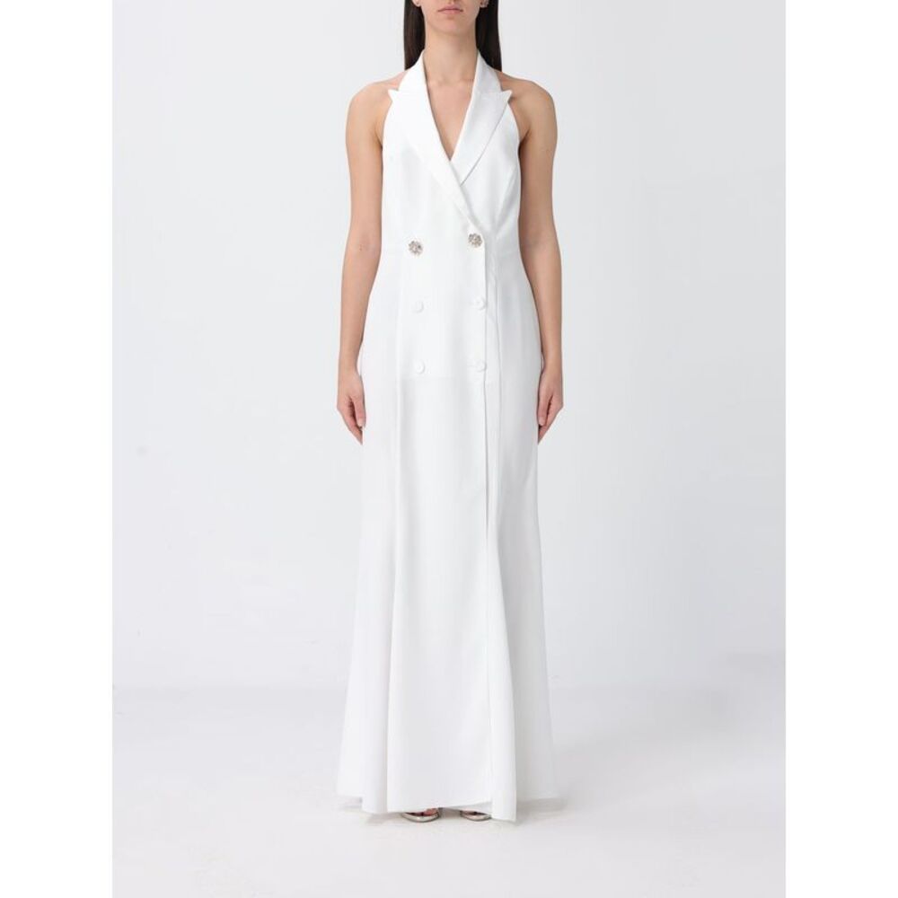 H Couture Dress Woman Yellow Cream